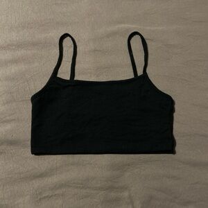 Cotton On Black Crop Top